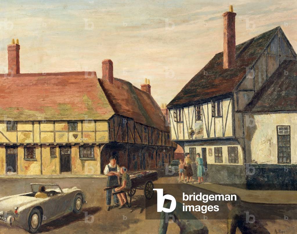 'The Knapp', Gloucester, c.1955 (oil on canvas)