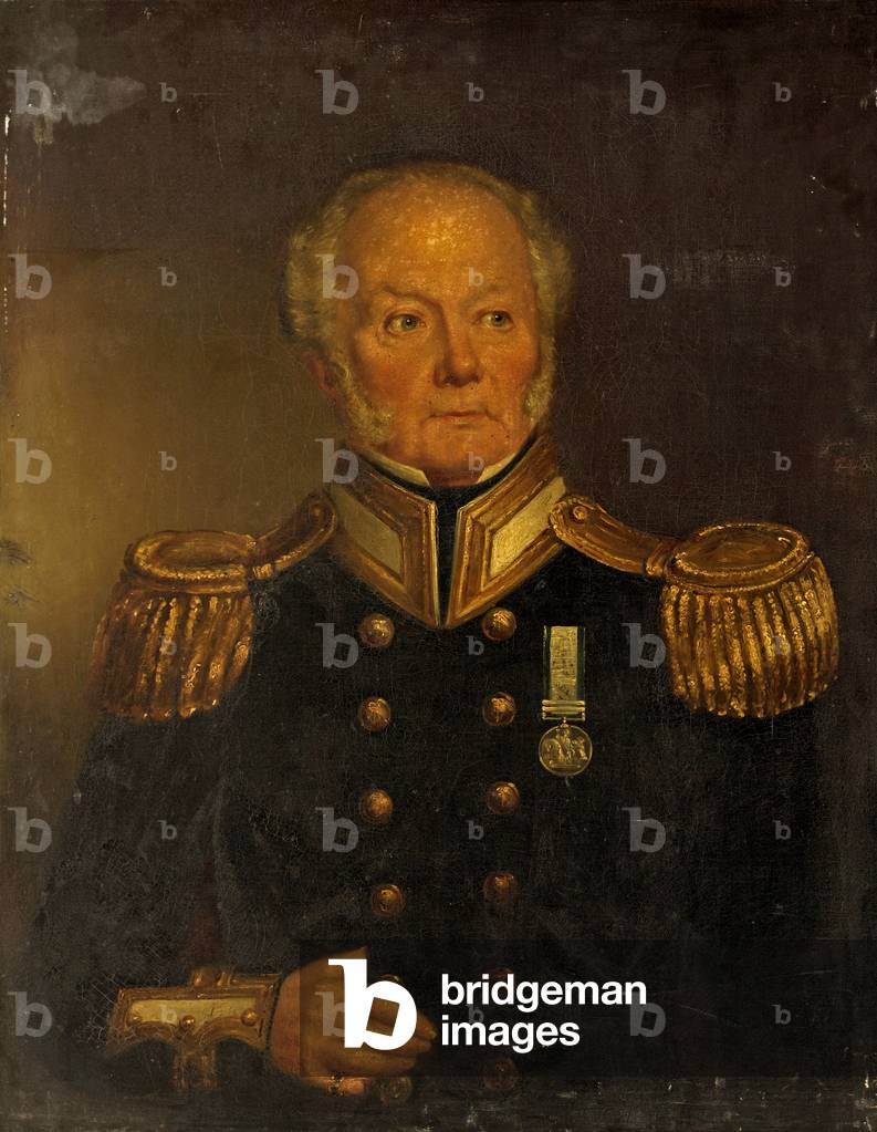 Captain Patriarche, Royal Navy, c.1850 (oil on canvas)