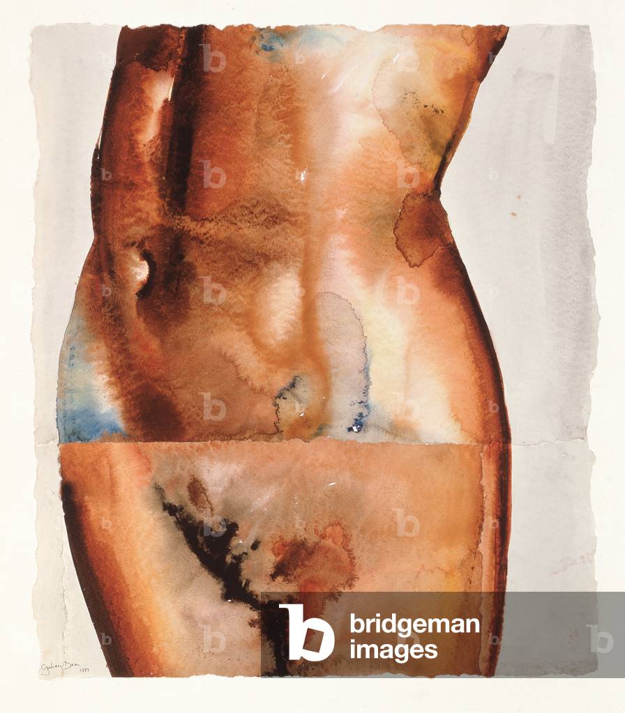 Torso, 1987 (acquerello)
