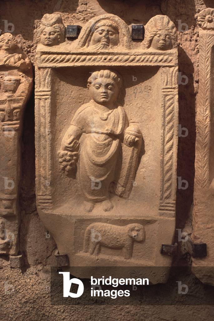 Stela with a human figure (stone)