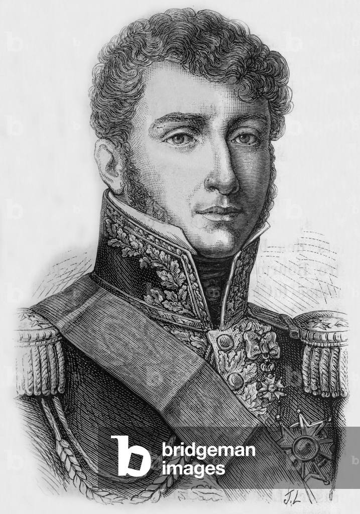 The Count of Montholon, 19th century (engraving)