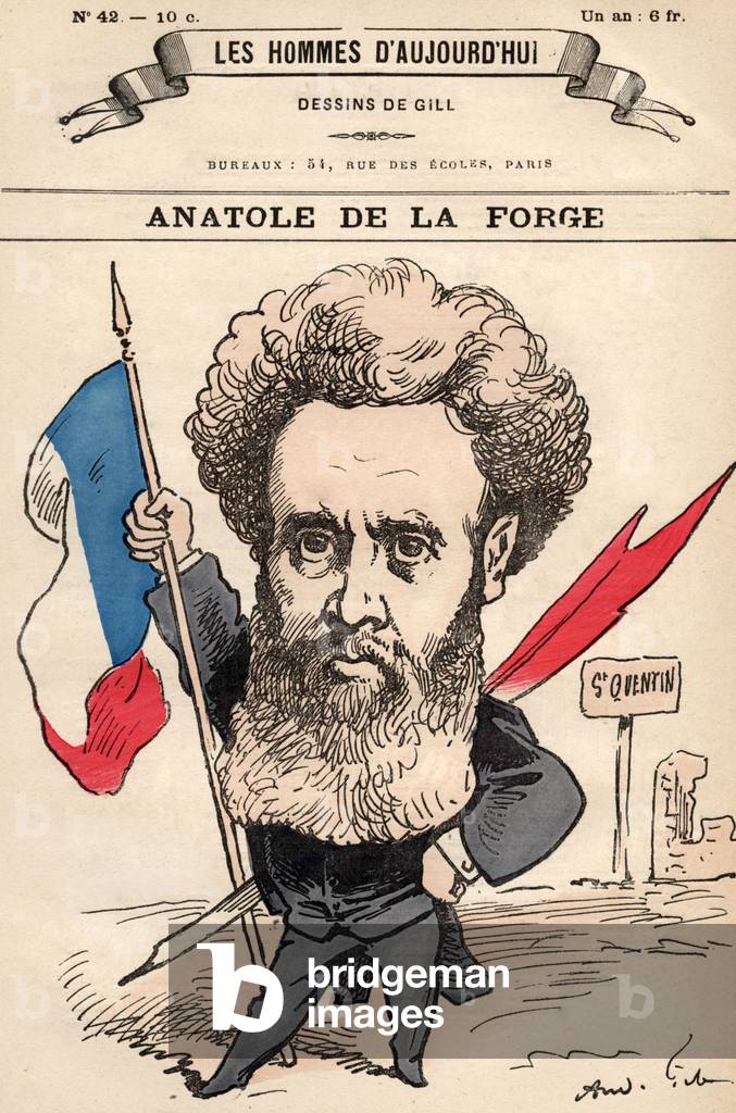 Frontpage of French paper 