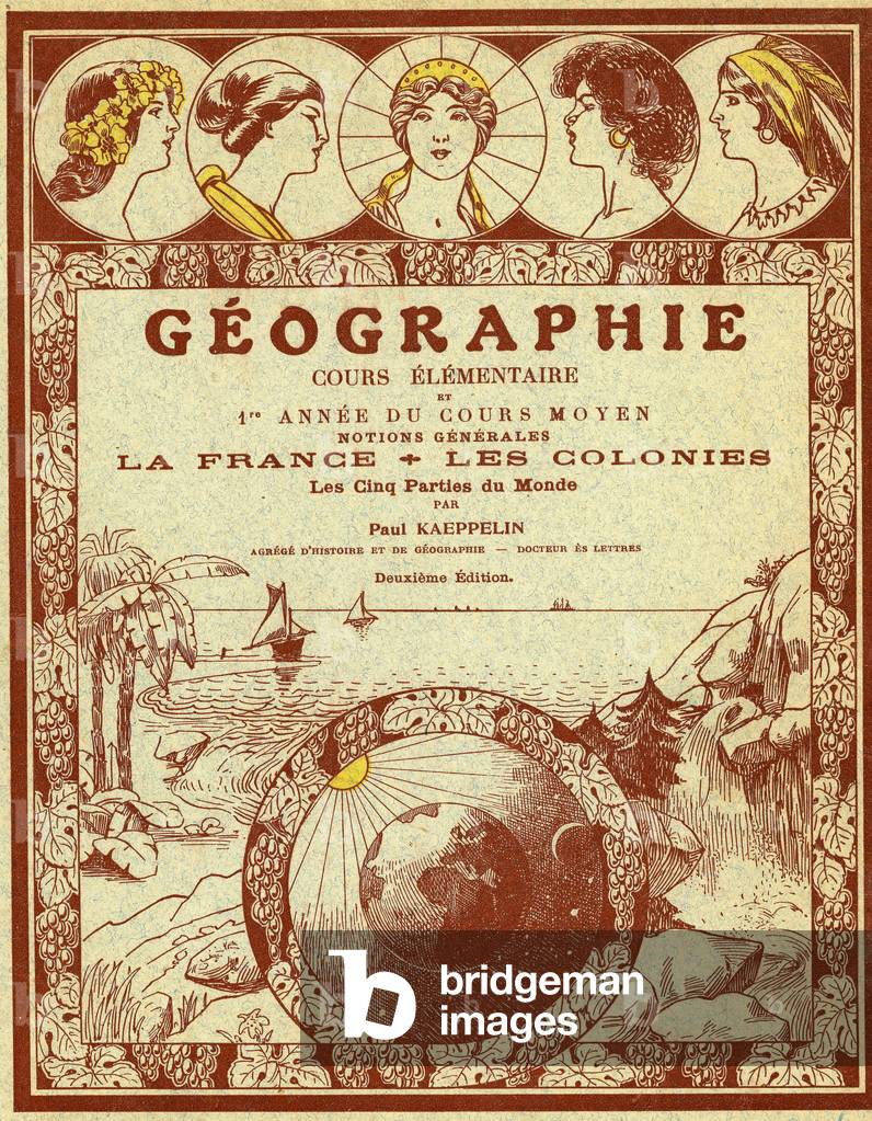 Geography Manual Elementary and middle courses France the colonies by Paul Kaeppelin Hatier around 1910