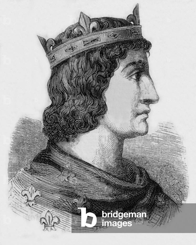 Philippe le Bel, 19th century (engraving)