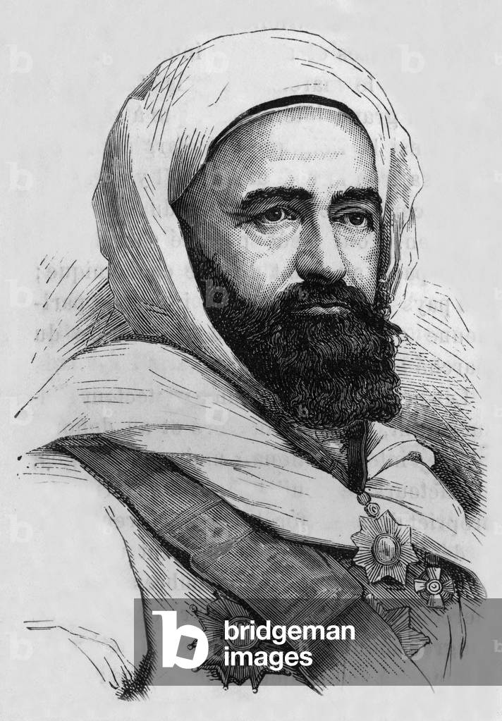 Abd el-Kader, 19th century (engraving)
