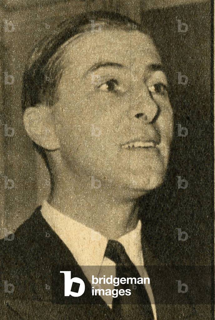 Antoine Chalvet Bauny de Recy Heros de la Resistance Depute du Pas de Calais compromised in the Bons du Tresor d'Arras affair in July 1949 (photo)