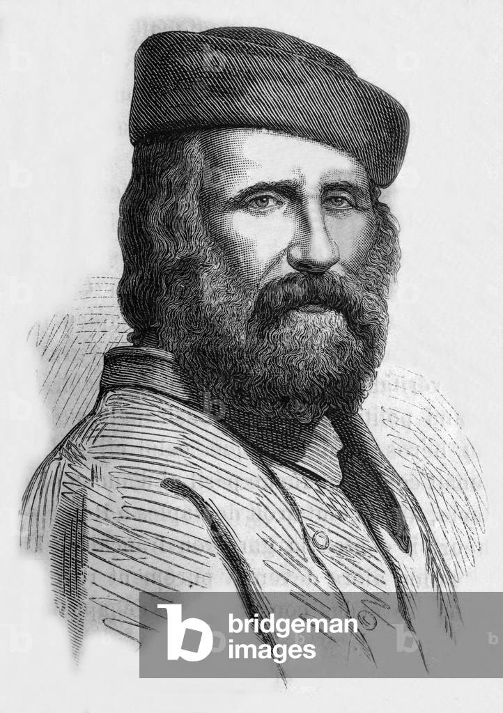 Giuseppe Garibaldi, 19th century (engraving)
