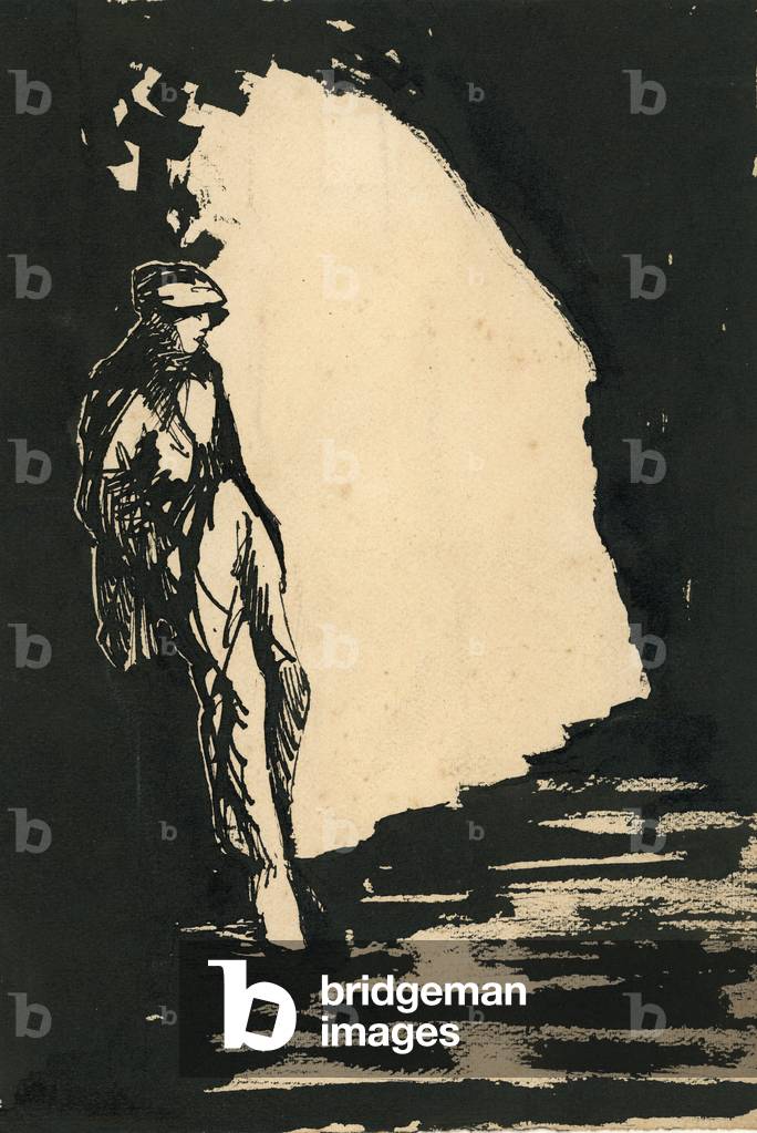 Pimps waiting,c.1930(ink)