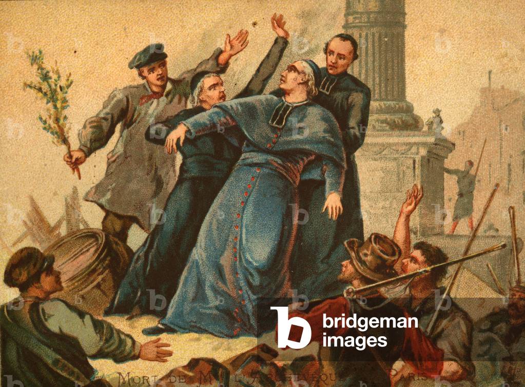 Denys Auguste Affre 1793 1848 Archeveque of Paris died on the barricade at the entrance of the faubourg Saint Antoine during the June 1848 insurrection in Paris