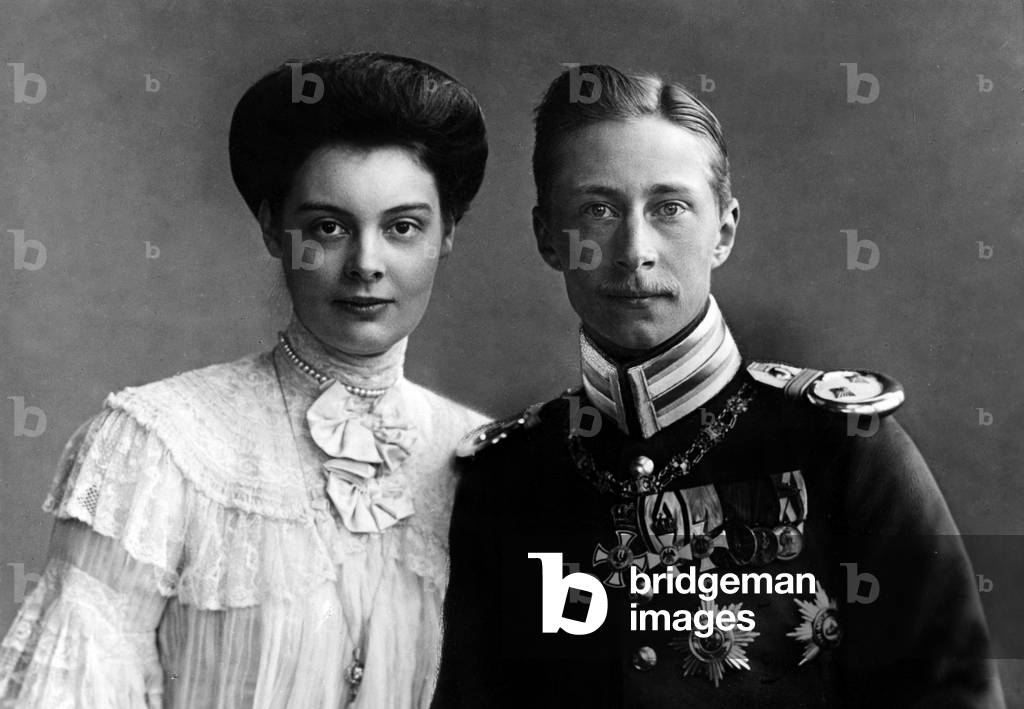 Prince William of Hohenzollern and his wife