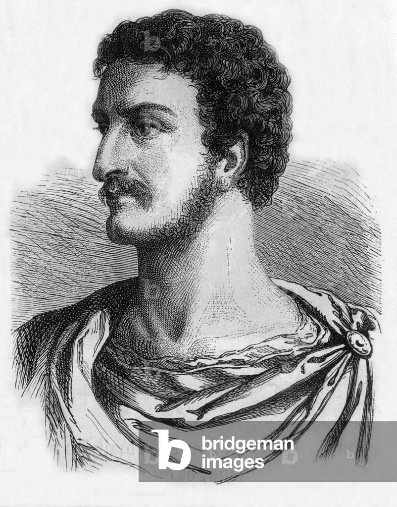 Emperor Augustus, 19th century (engraving)