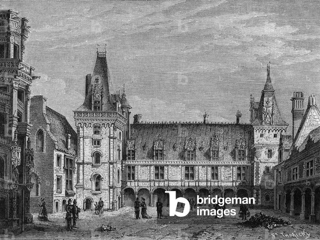 Palace of justice, 19th century (engraving)
