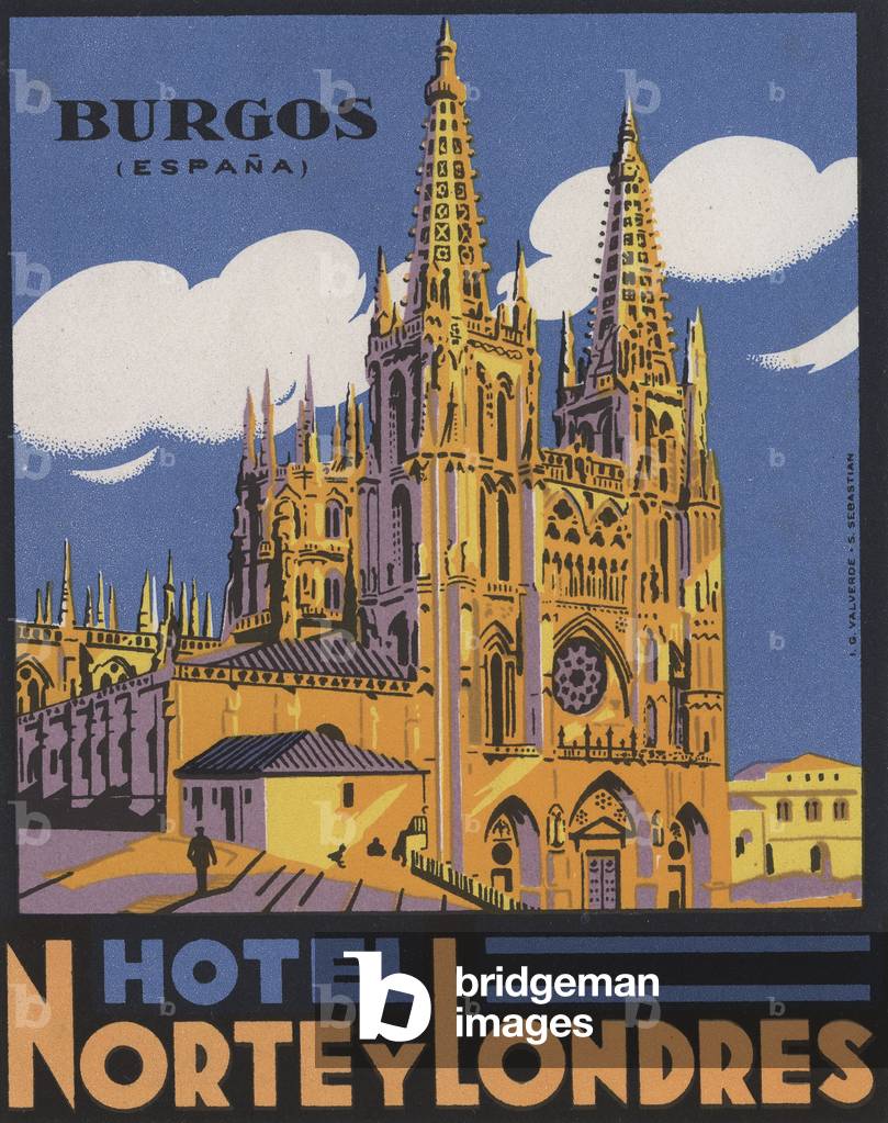 ard for the Hotel Norte y Londres in Burgos, Spain