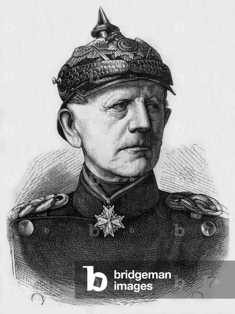 General Moltke, 19th century (engraving)