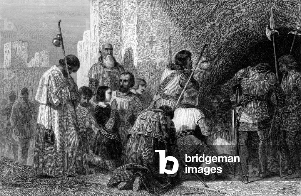 The Croises at the Saint Sepulchre