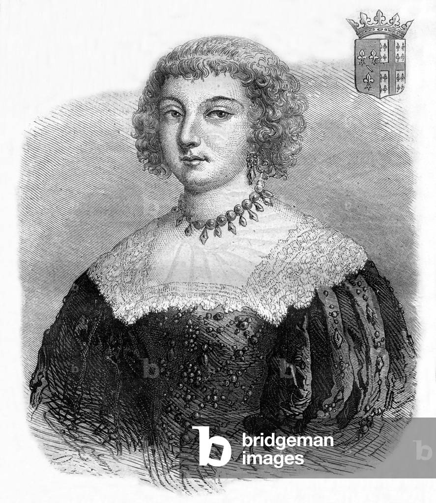 Charlotte de Montmorency, 1863 (engraving)