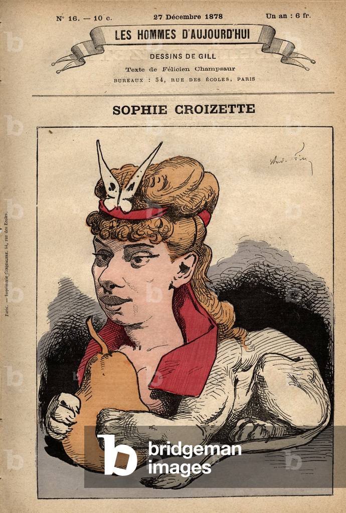 Frontpage of French paper 