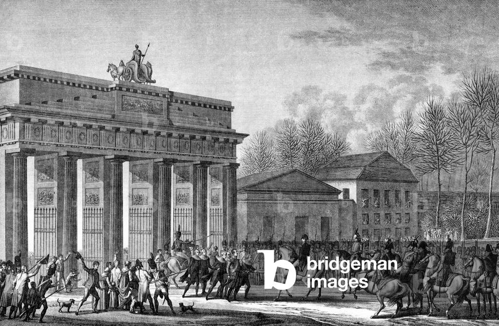 Entree des francais a Berlin en 1806