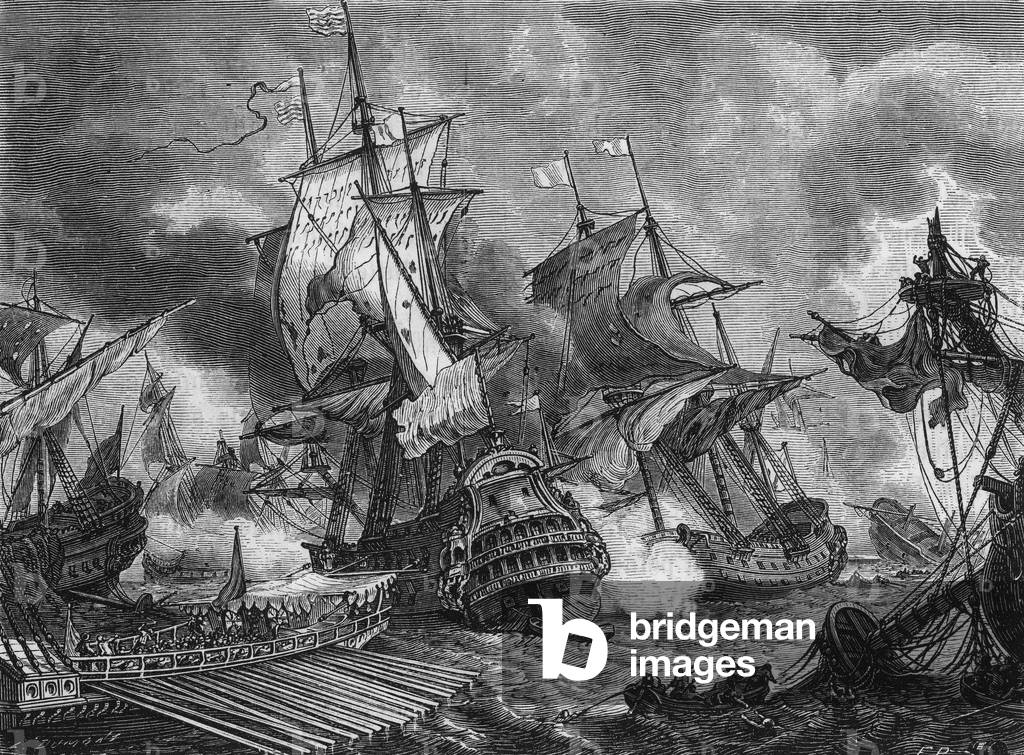 Battle of Palermo, 19th century (engraving)