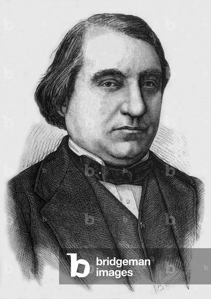 Ernest Renan, 19th century (engraving)