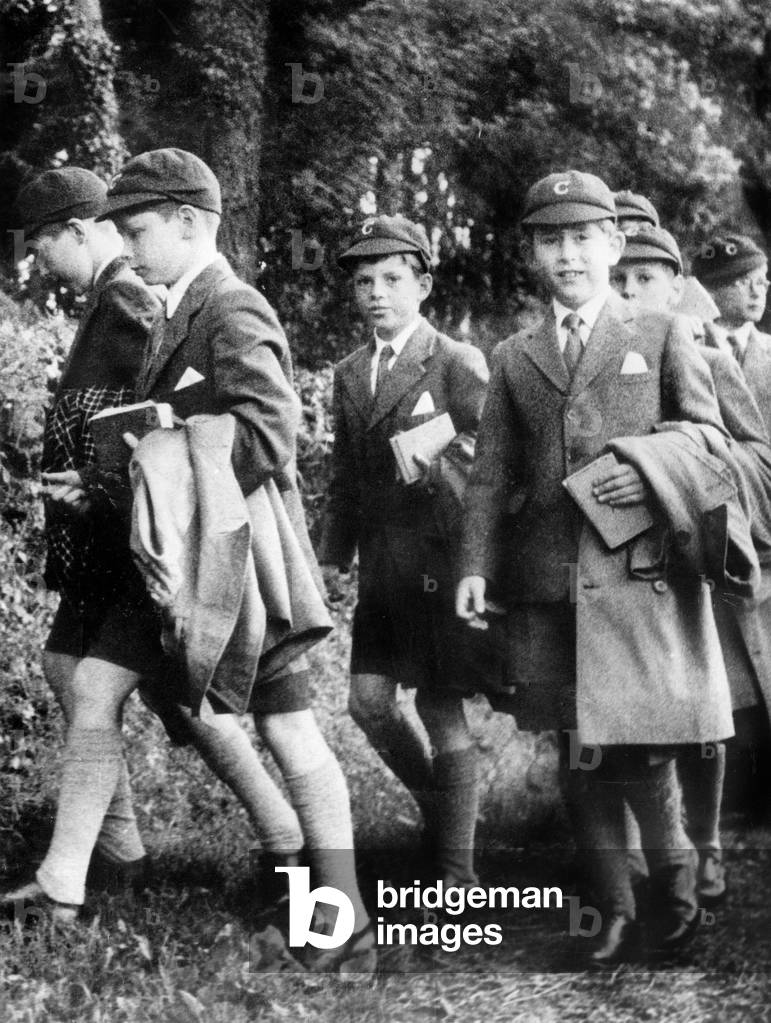 Prince Charles (future Charles III), 1958 (b/w photo)