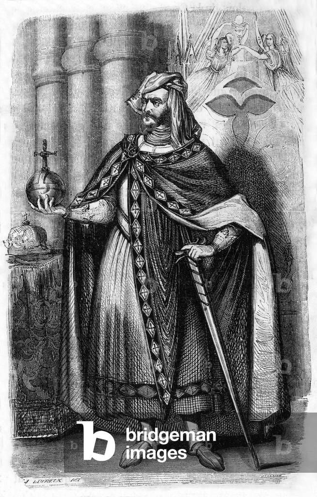 Henry II Plantagenet, 19th century (engraving)