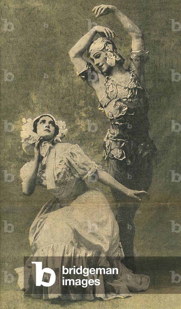 Nijinski in Russian Ballets, maybe the The Spirit of the Rose