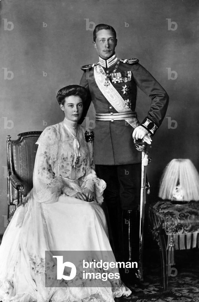 Prince William of Hohenzollern and his wife
