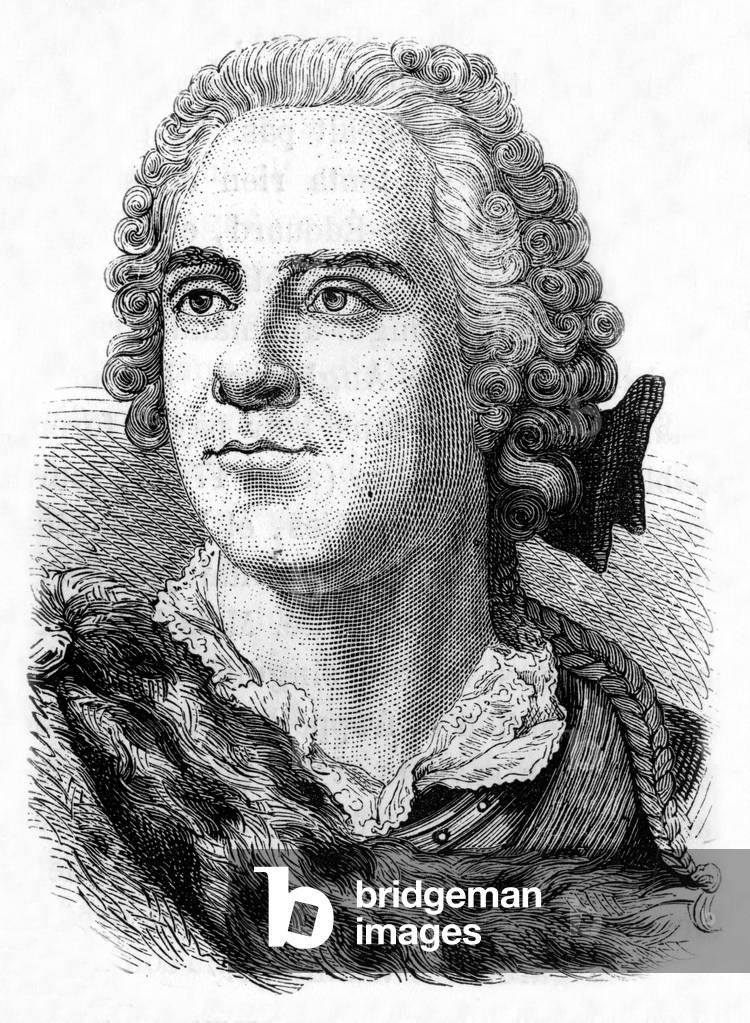 Maurice de Saxe, 19th century (engraving)