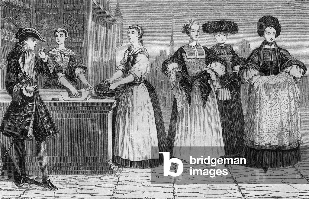 Tobacco merchant, 1847 (engraving), 1847 (engraving)