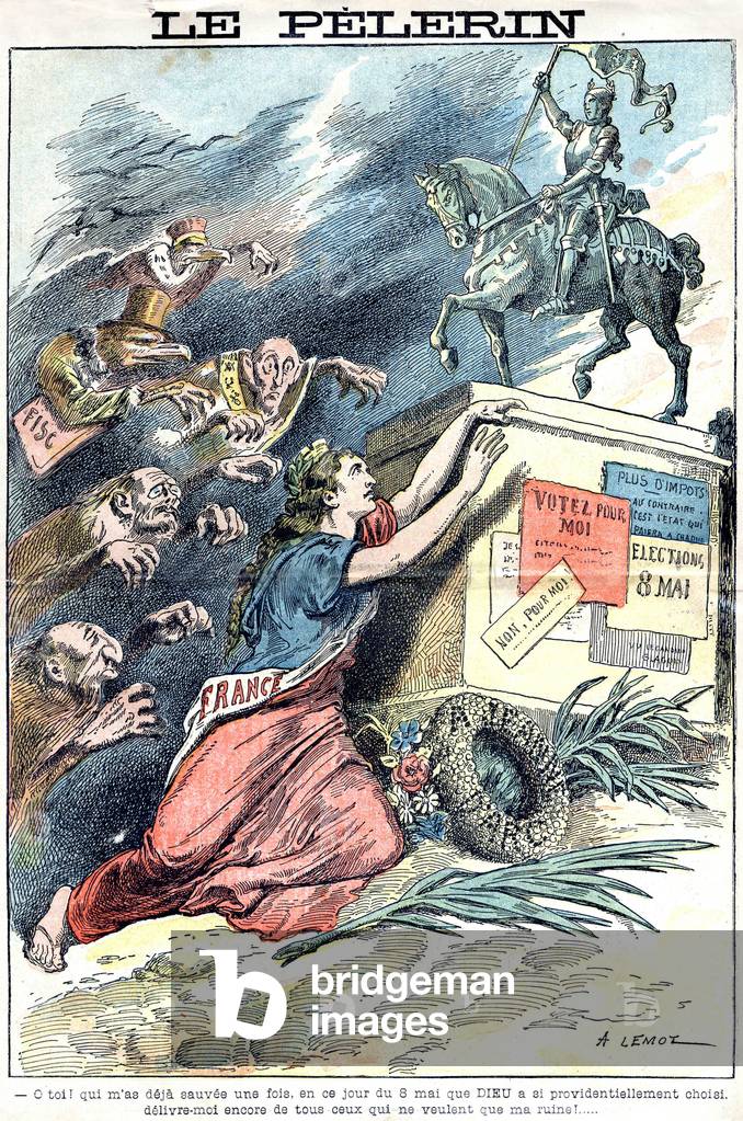 France imploring Joan of Arc