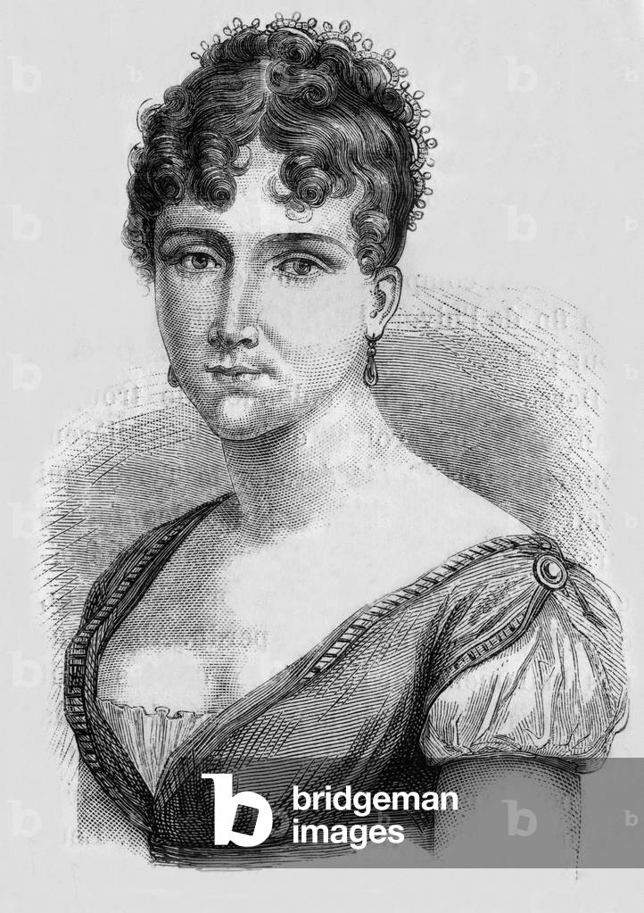 Hortense de Beauharnais, 19th century (engraving)