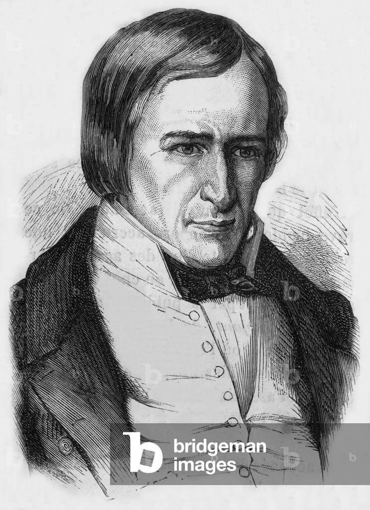 Lamennais, 19th century (engraving)