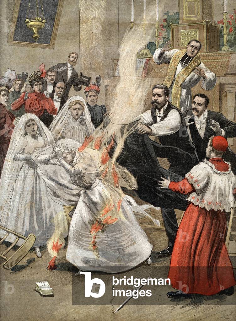 A communicant brulee alive