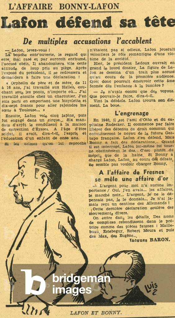 Bonny Lafont Case, 1944