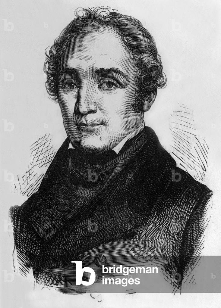 Prosper Brugiere de Barante, 19th century (engraving)