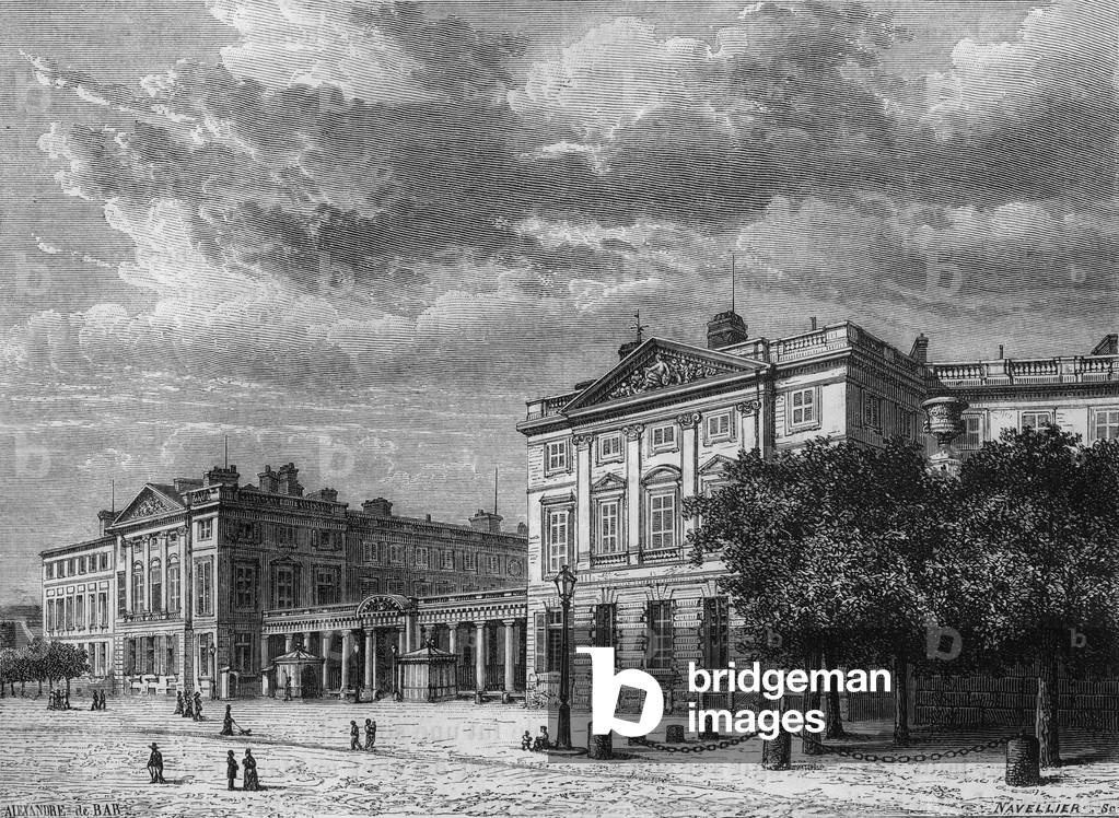 Château de Compiegne, 19th century (engraving)