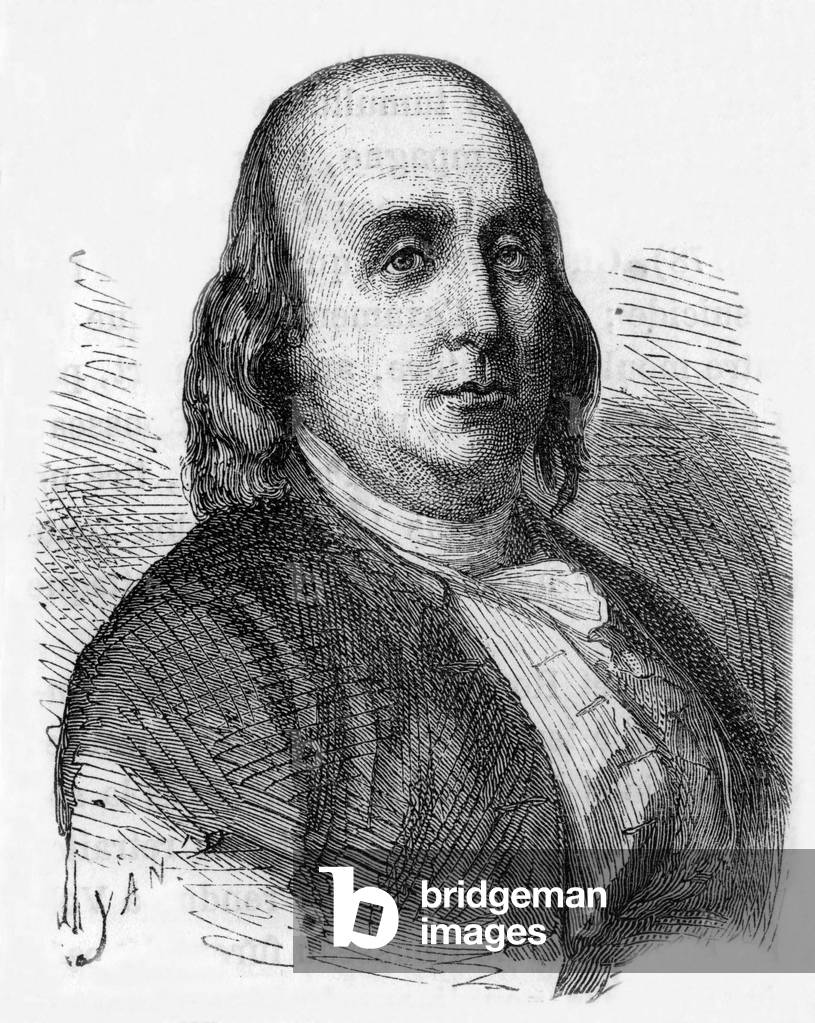 Benjamin Franklin, 19th century (print)