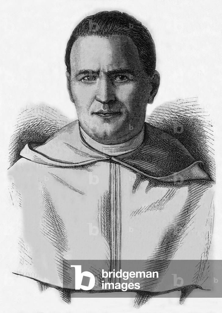Henri Lacordaire, 19th century (engraving)