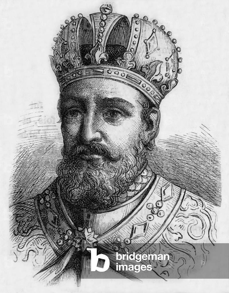 Charles the Bald, 19th century (engraving)
