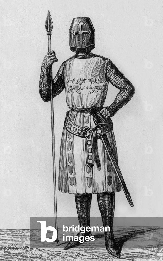 Hugues III de Bazoches, 19th century (engraving)