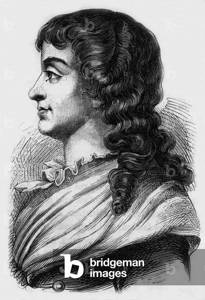Madame Roland, 19th century (engraving)