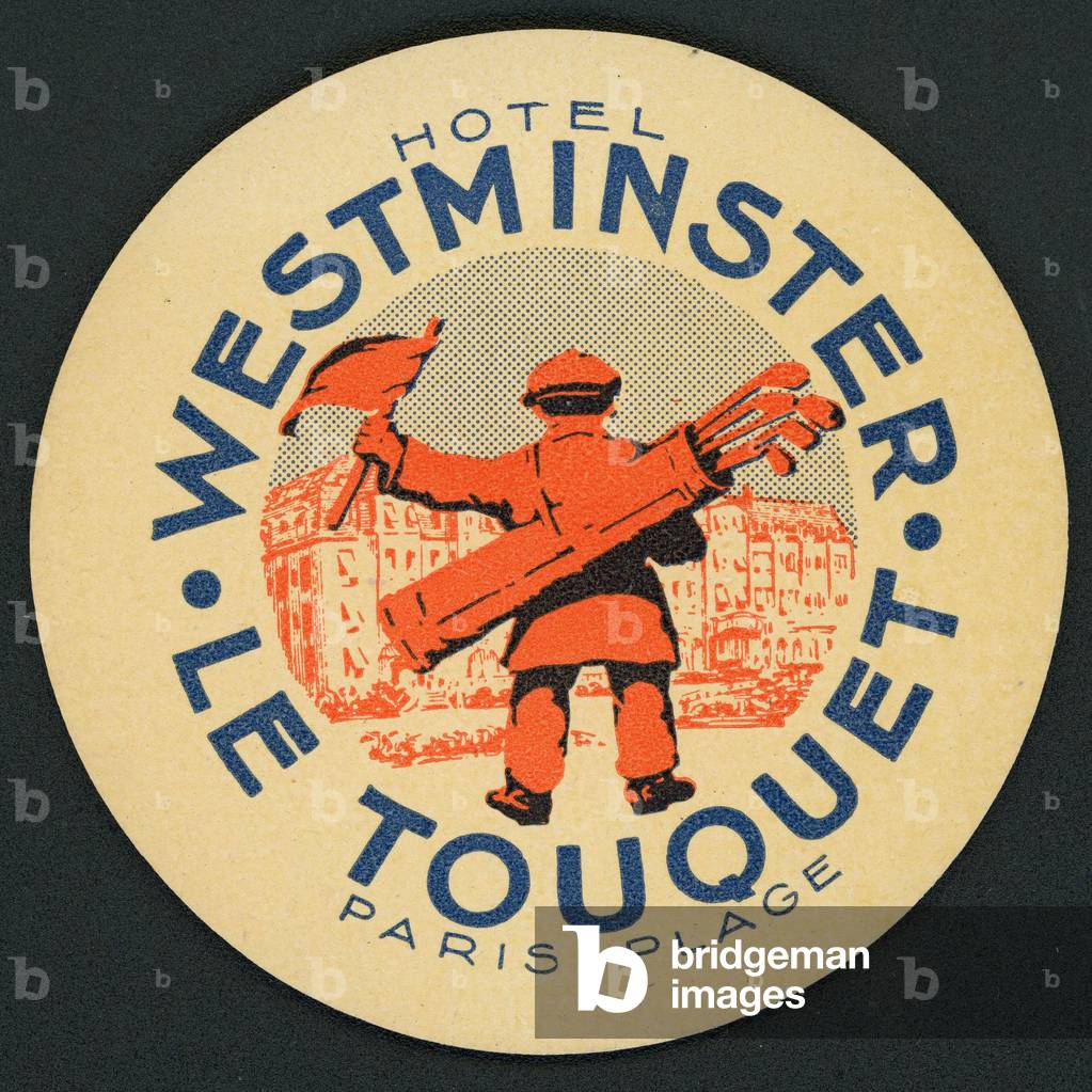 Hotel Westminster Le Touquet Paris Plage Luggage tag