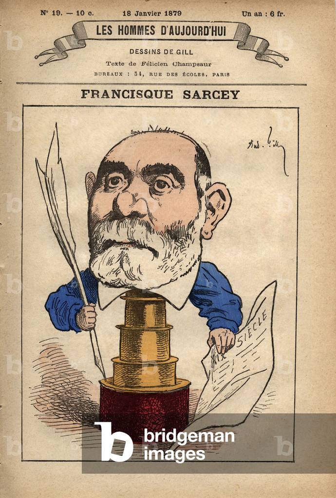 Frontpage of French paper 