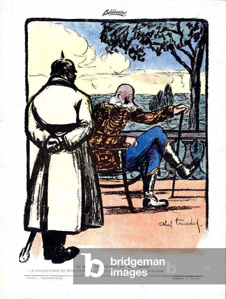 Illustration of the newspaper “La Baionette”