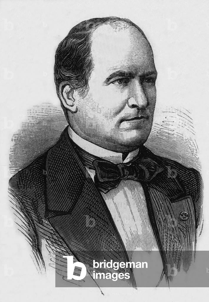 Baron Haussmann, 19th century (engraving)