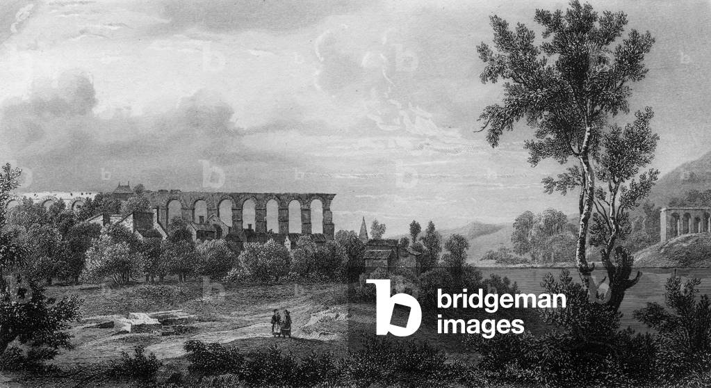 Aqueduc de Jouy aux Arches, 19th century (engraving)