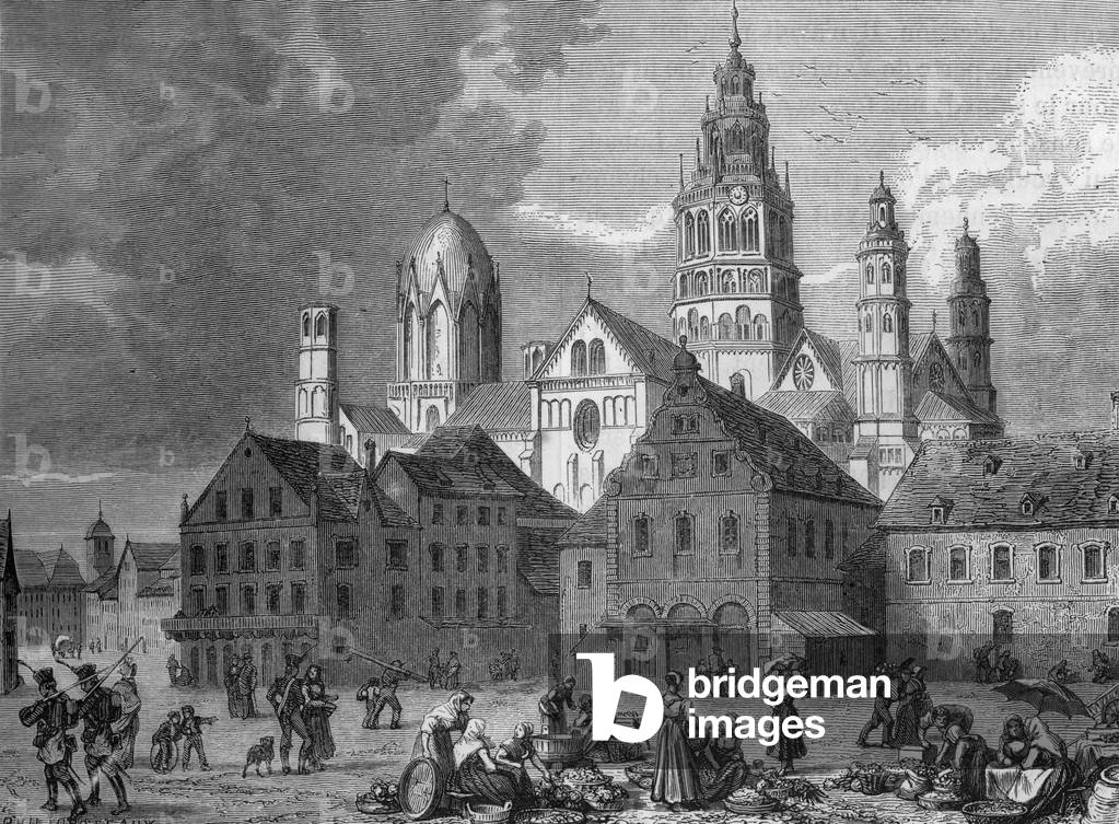 Mainz, 19th century (engraving)