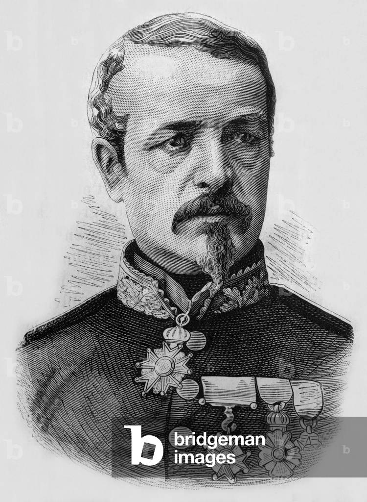 General Frossard, 19th century (engraving)
