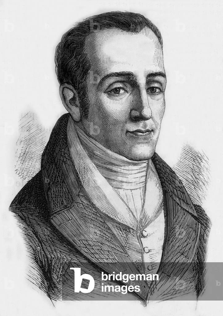 Silvio Pellico, 19th century (engraving)